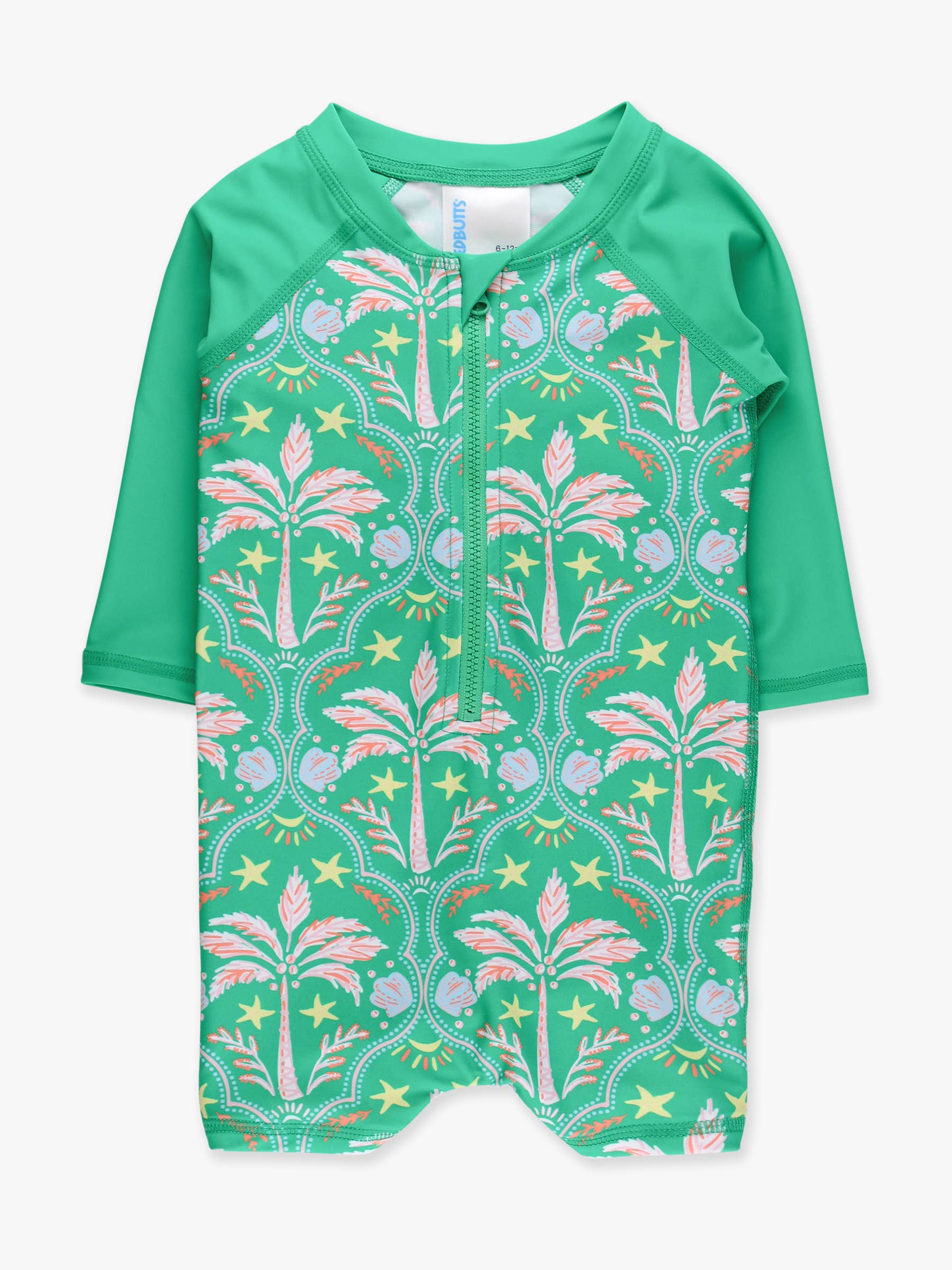 One Piece Rash Guard Swimsuit - Coconut Cabana *FINAL SALE*