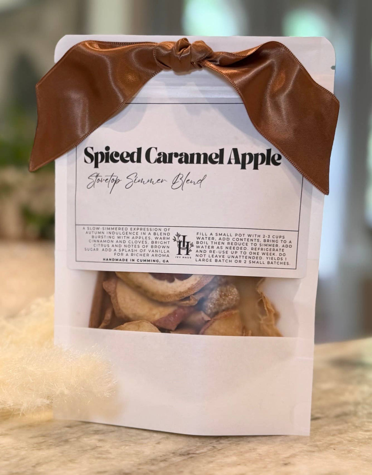 Spiced Caramel Apple Stovetop Simmer Potpourri