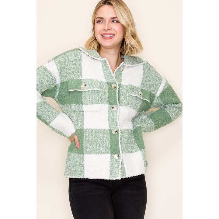 Easy Ride Plaid Shacket