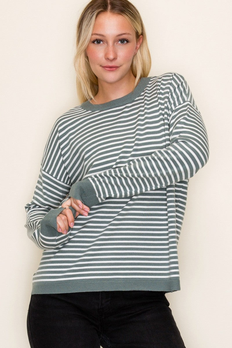 Coastal Drift Pullover Sweater