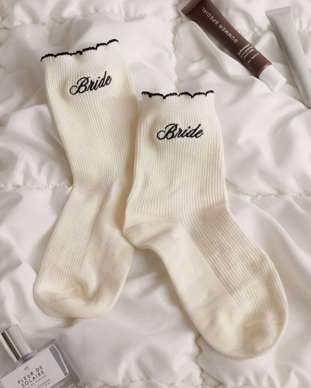 Bride Ruffle Socks