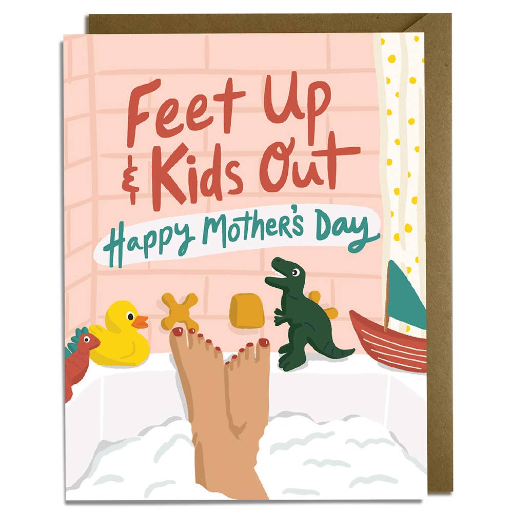 Mom Bath Mother's Day Card