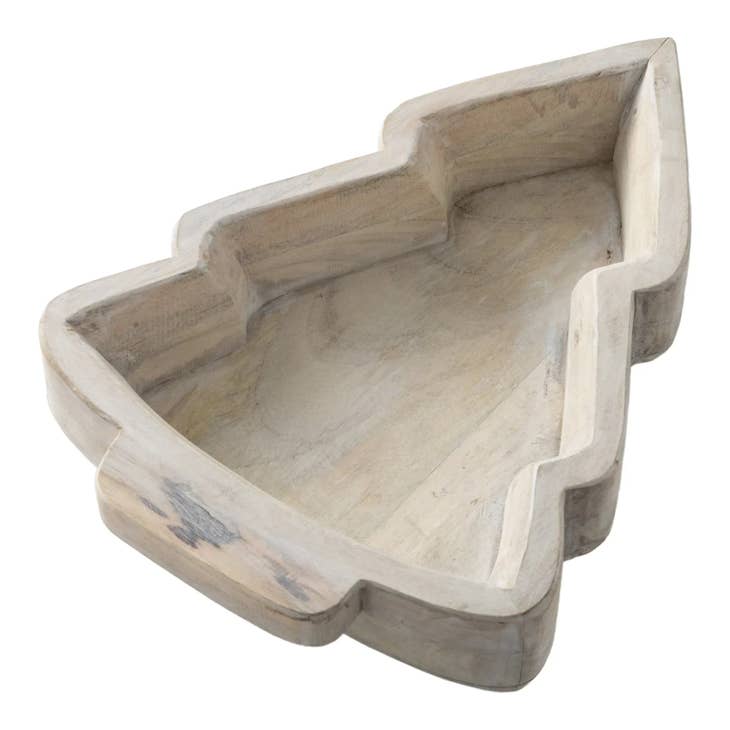 Small Christmas Tree Dough Bowl