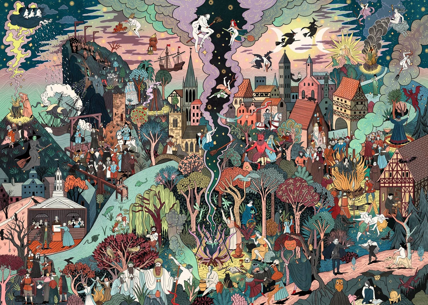 The World of Witches 1000-Piece Jigsaw Puzzle