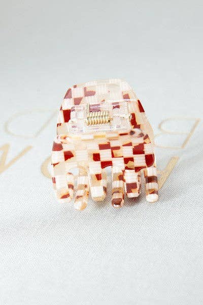 Cellulose Solid Hair Claw Clip