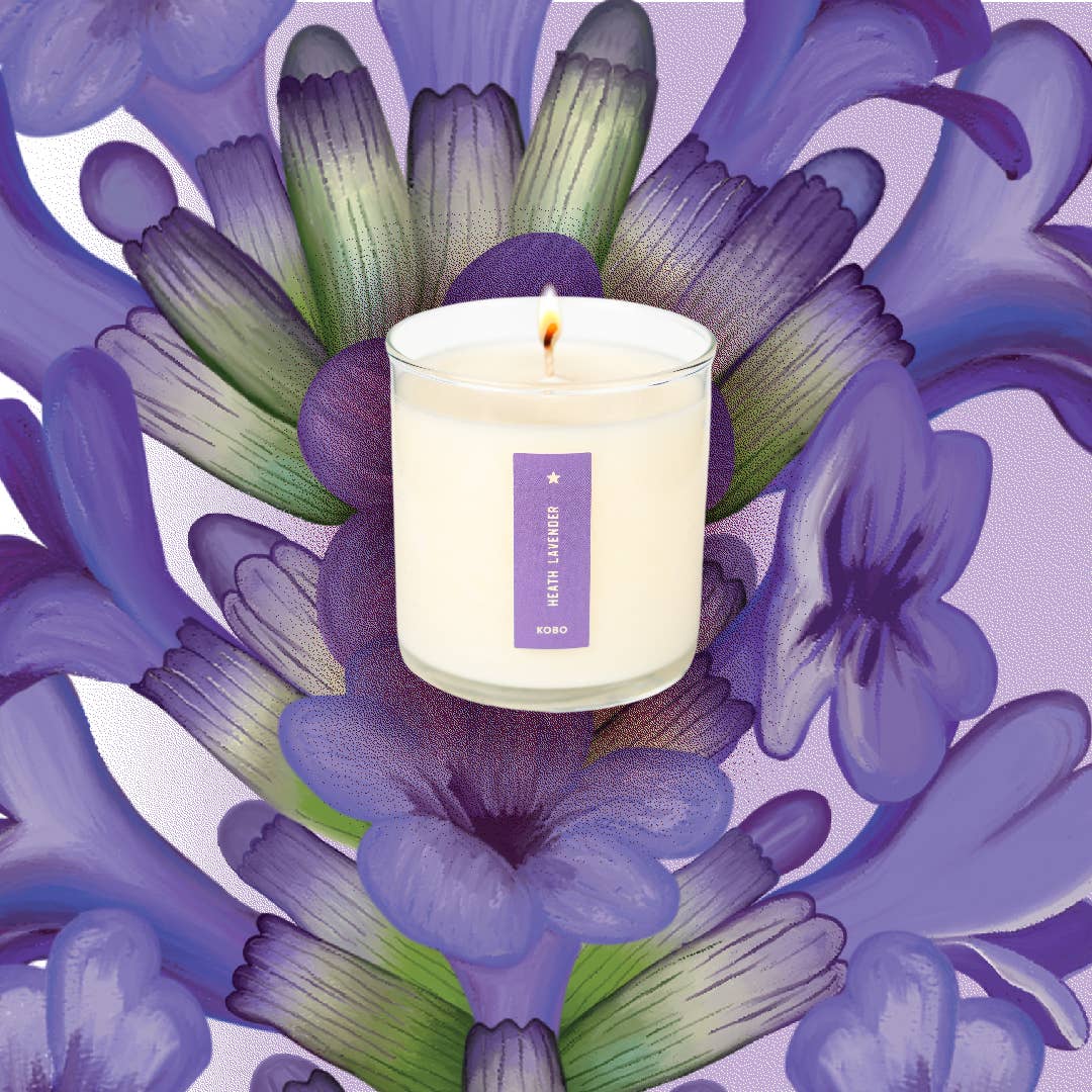 Heath Lavender Plant the Box Candle