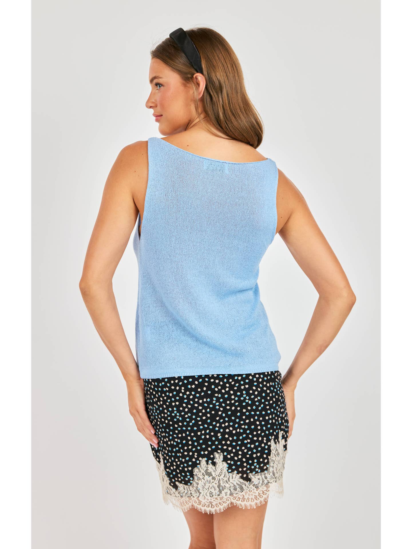 Mindy Cowl Neck Sweater Tank