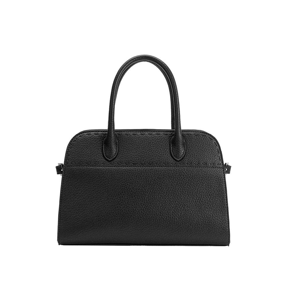 Marlo Black Recycled Vegan Crossbody Bag