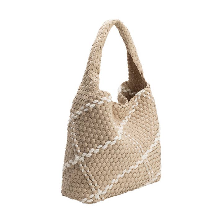 Johanna Vegan Shoulder Bag - Almond