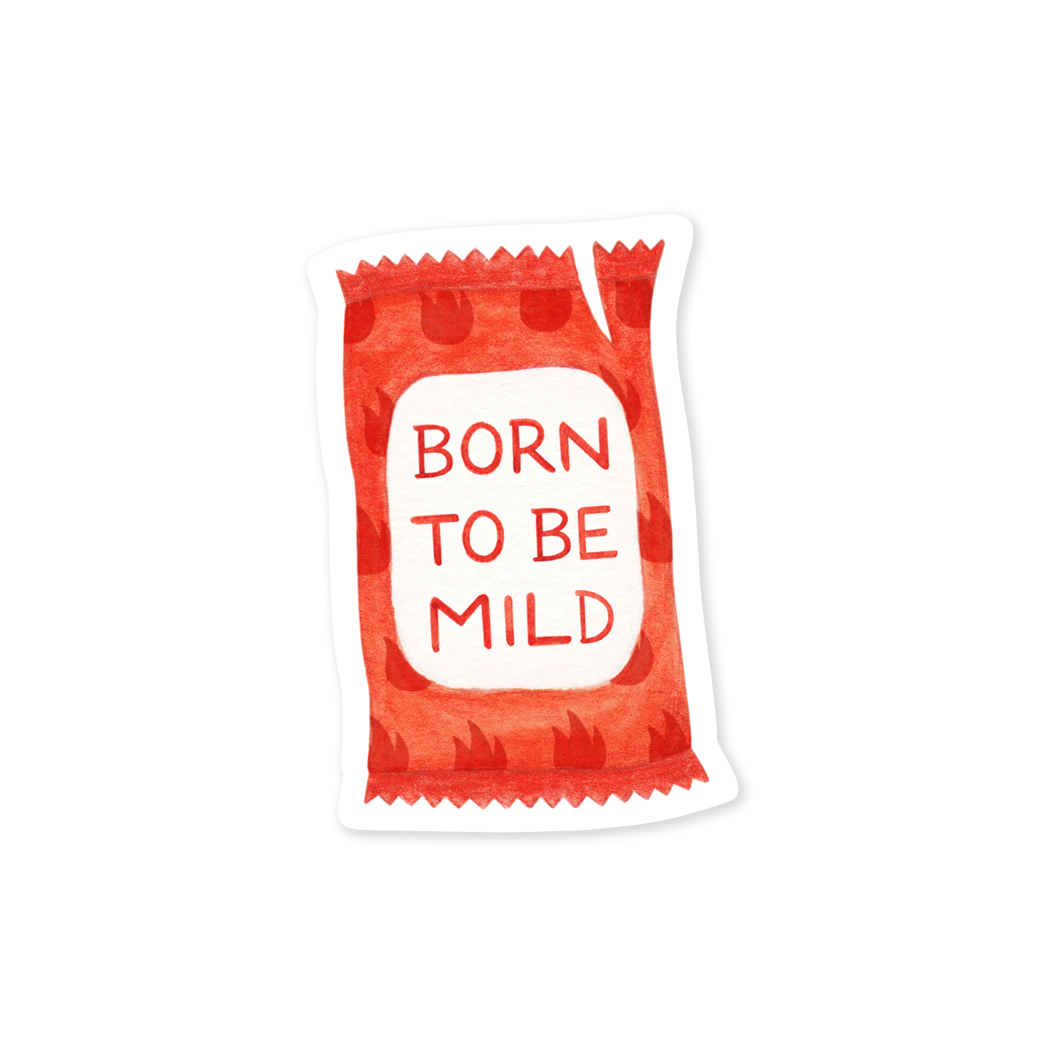Born To Be Mild Hot Sauce Sticker