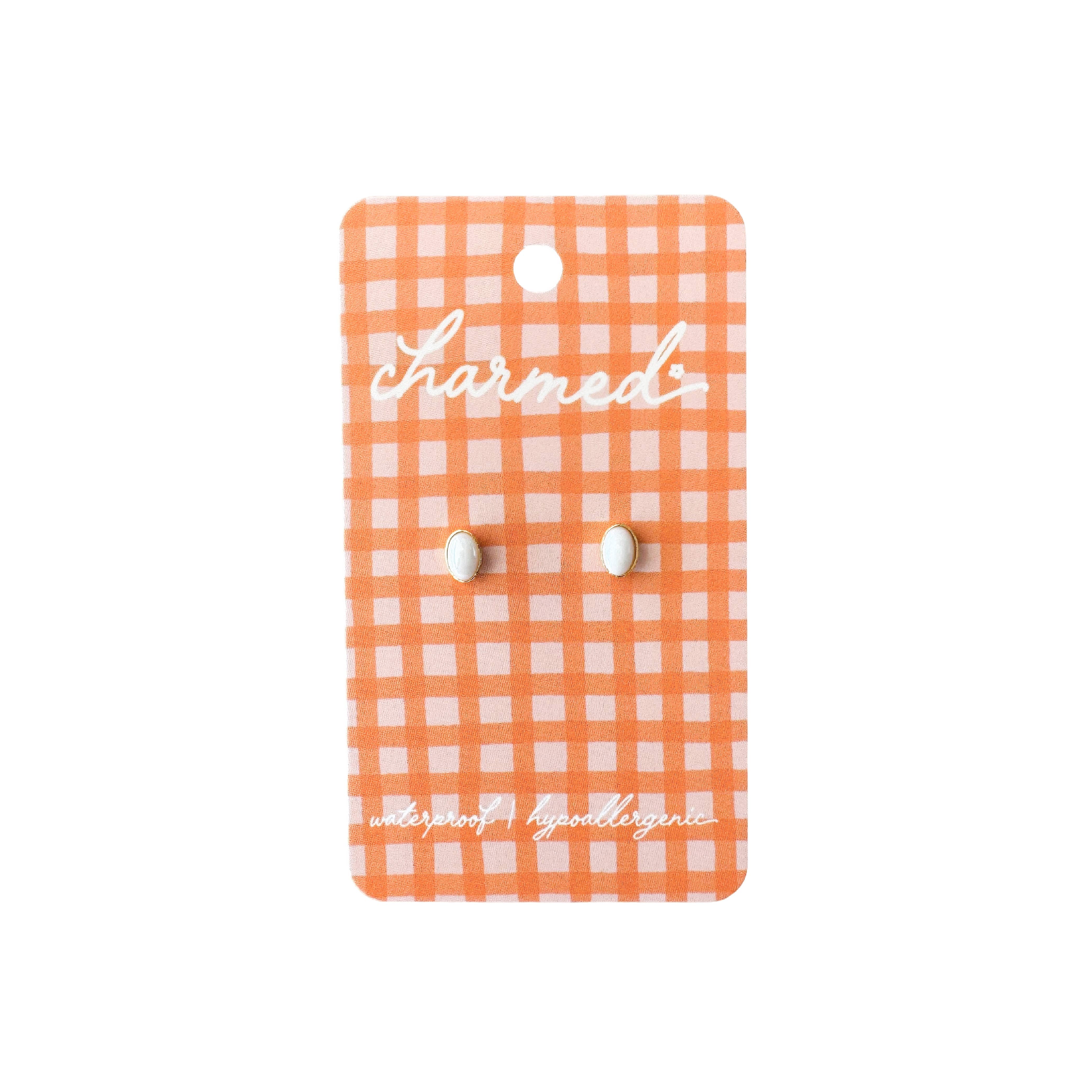 Oval Pearl | Hypoallergenic & Screw-back