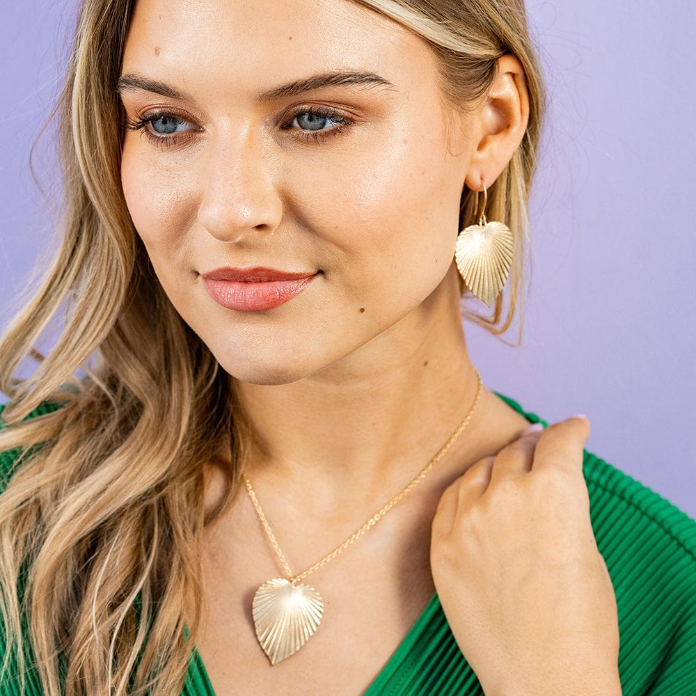 Fernanda Palmetto Dangle Earrings