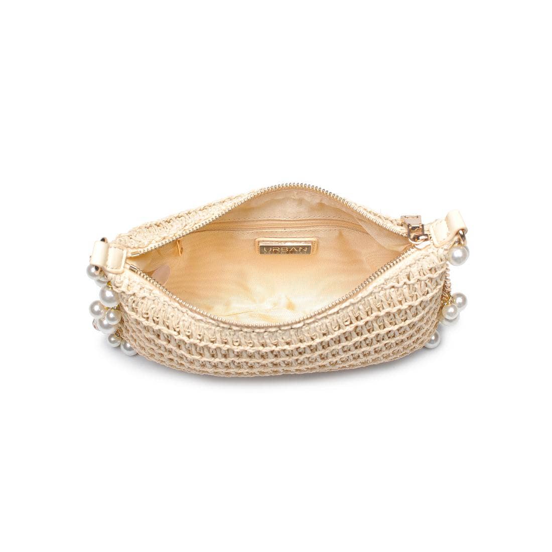 Steph Seashell Straw Bag - Natural