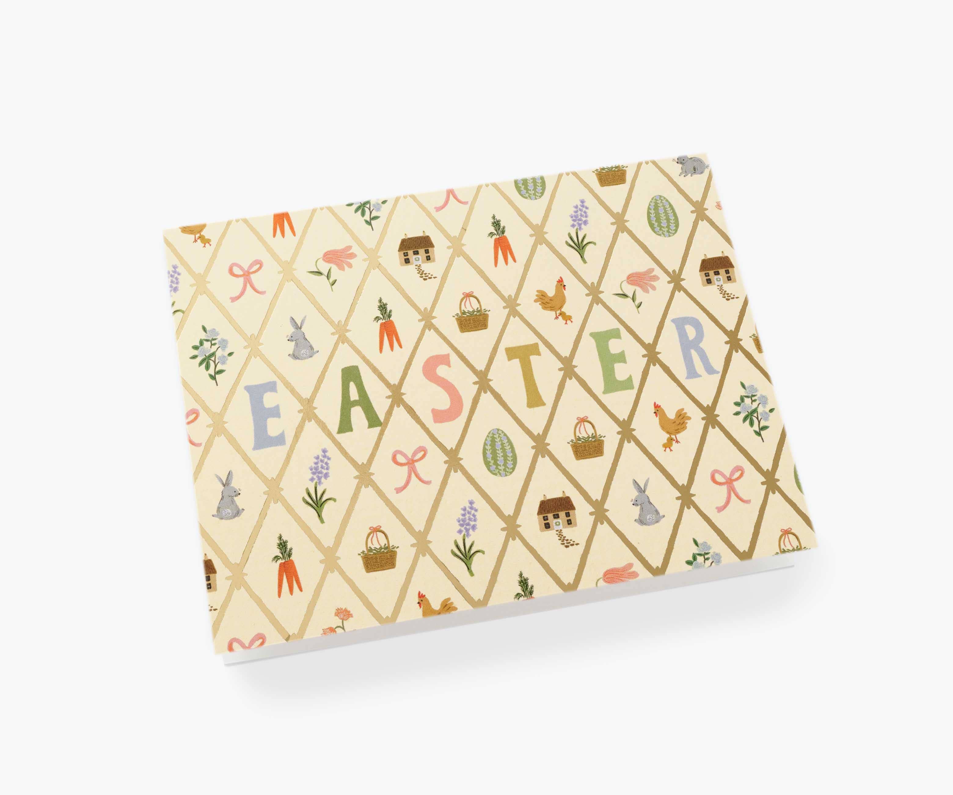 Spring Farm Easter Card