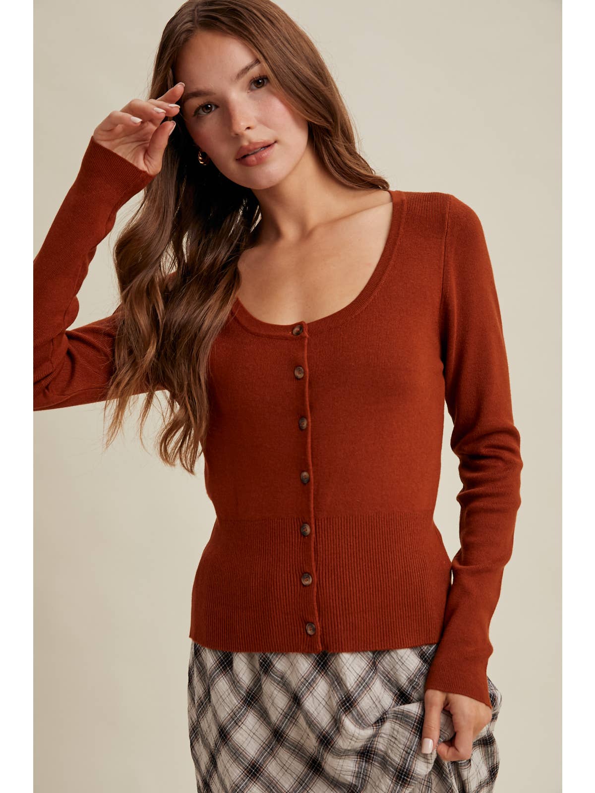 All Grit Button Up Sweater