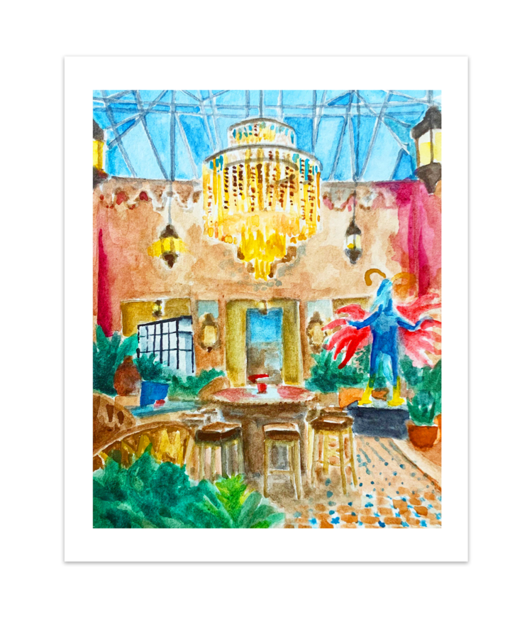 Coloring ATX Postcard