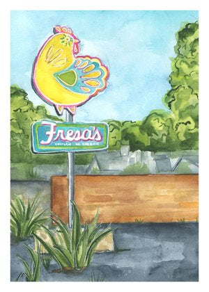 Coloring ATX Postcard