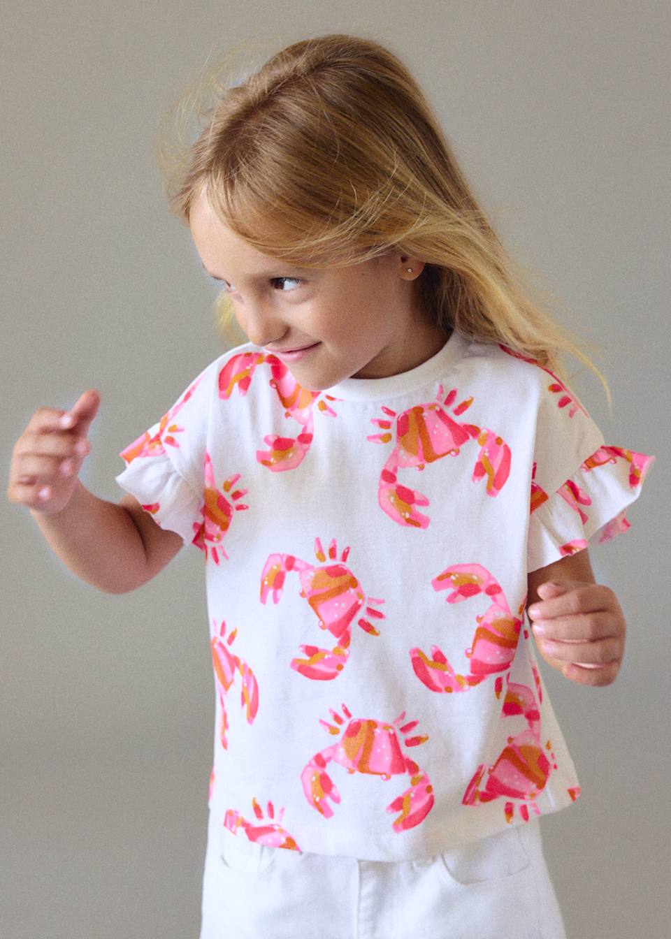 Dancing Crabs Printed Tee *FINAL SALE*