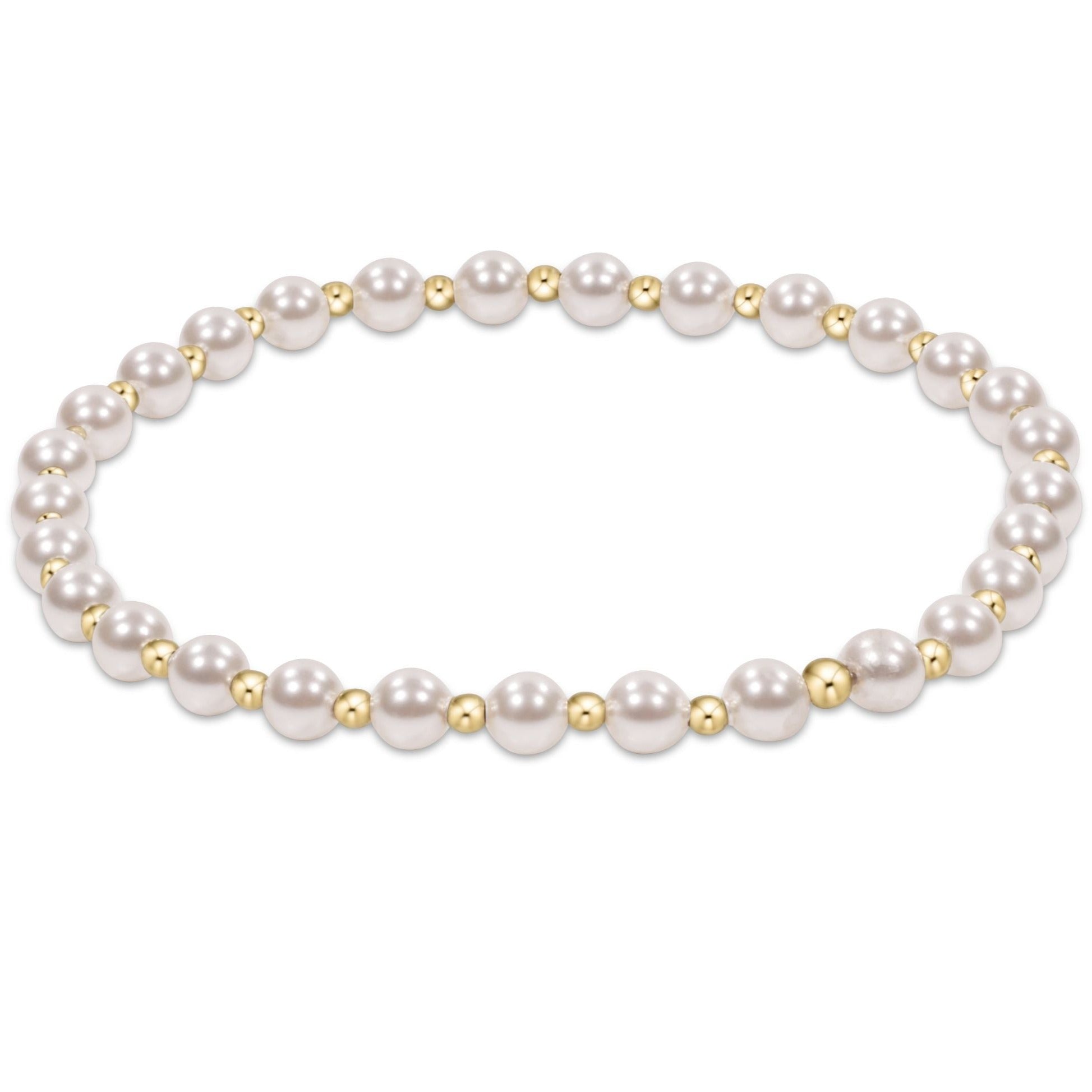 Classic Grateful Pearl Bead Bracelet