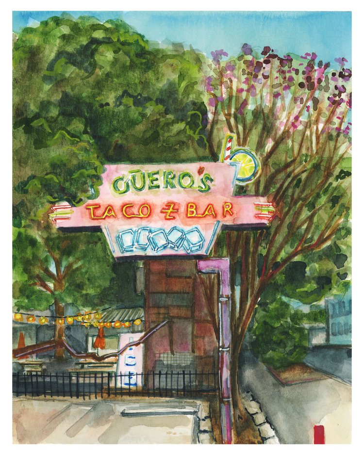 Coloring ATX Postcard