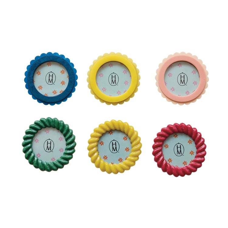 Scallop + Twist Circle Mini Frame