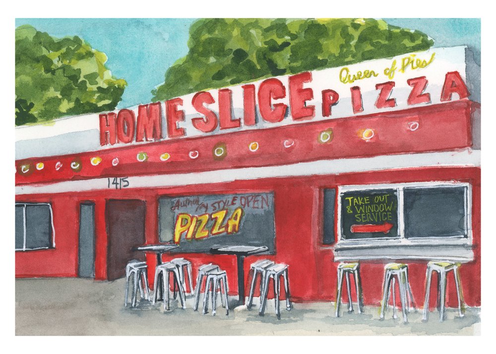 Coloring ATX Postcard