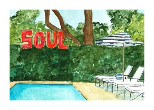 Coloring ATX Postcard