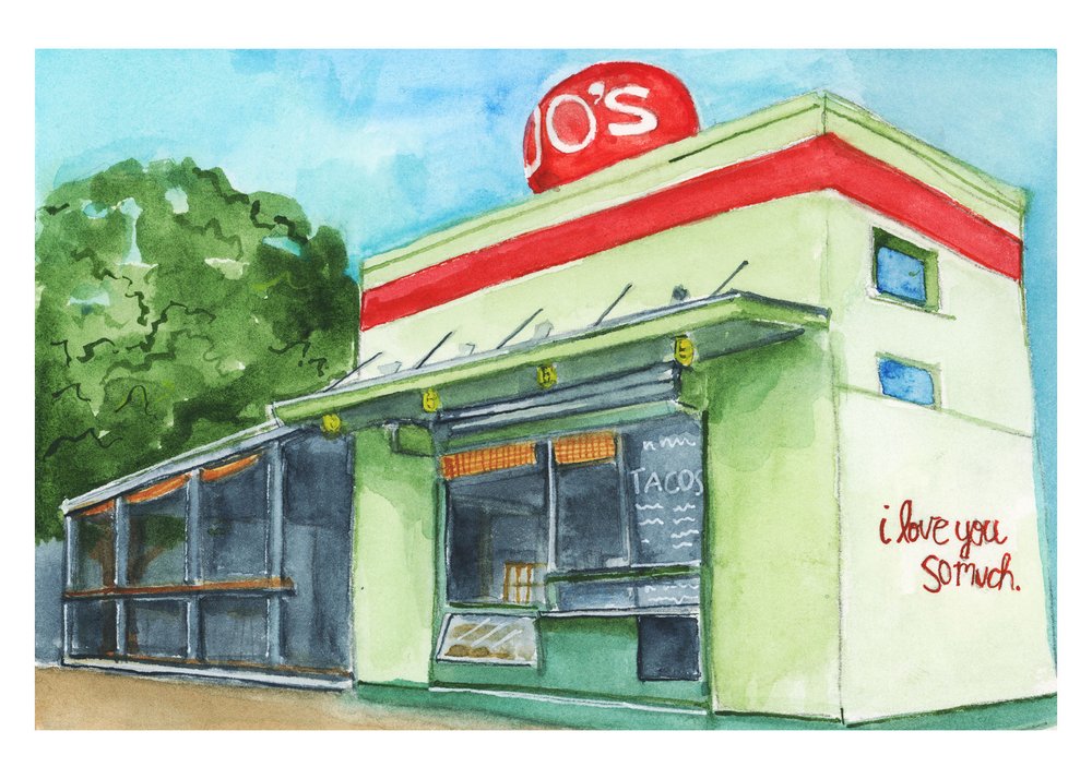 Coloring ATX Postcard