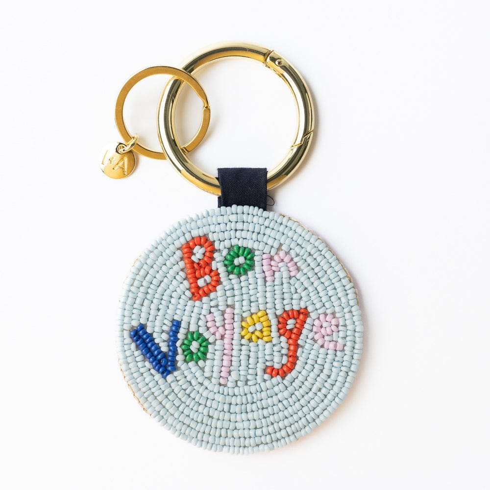 Kelsey Bon Voyage Beaded Key Ring
