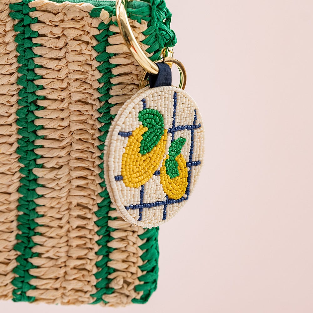 Kelsey Lemons Beaded Key Ring