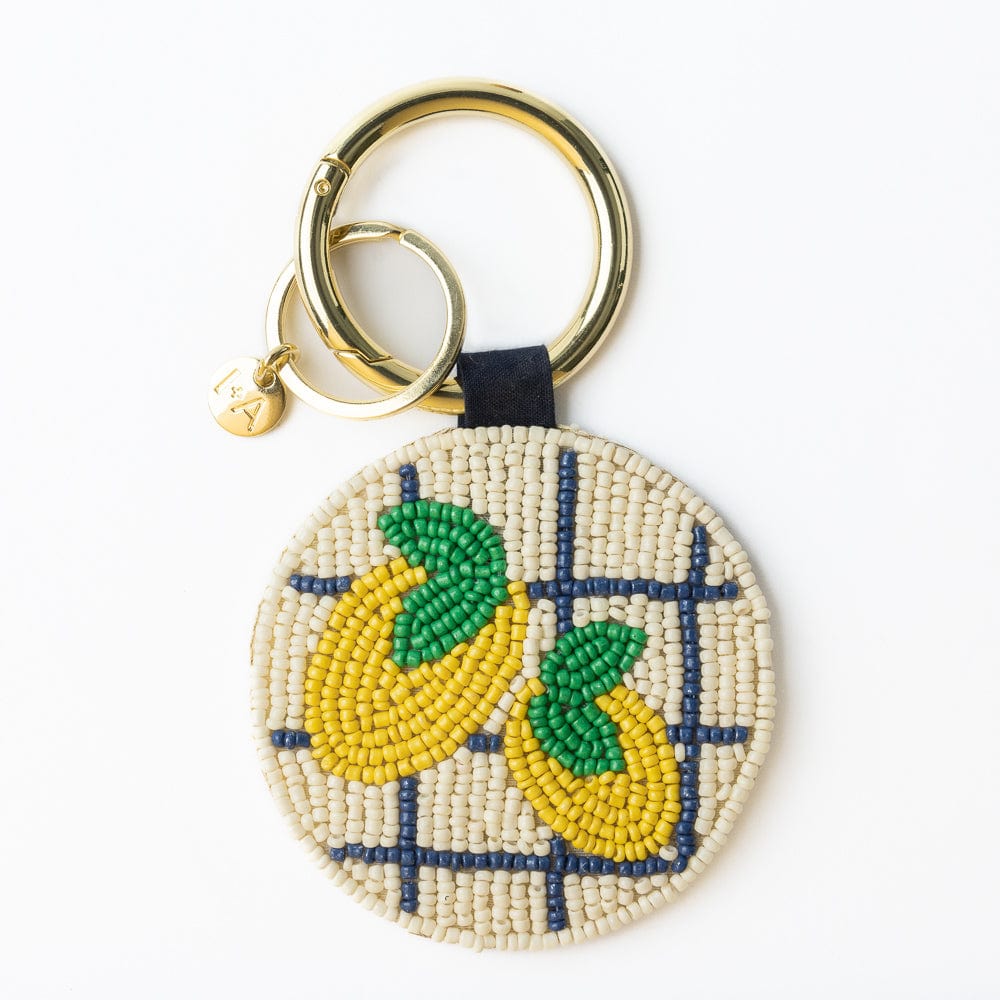 Kelsey Lemons Beaded Key Ring