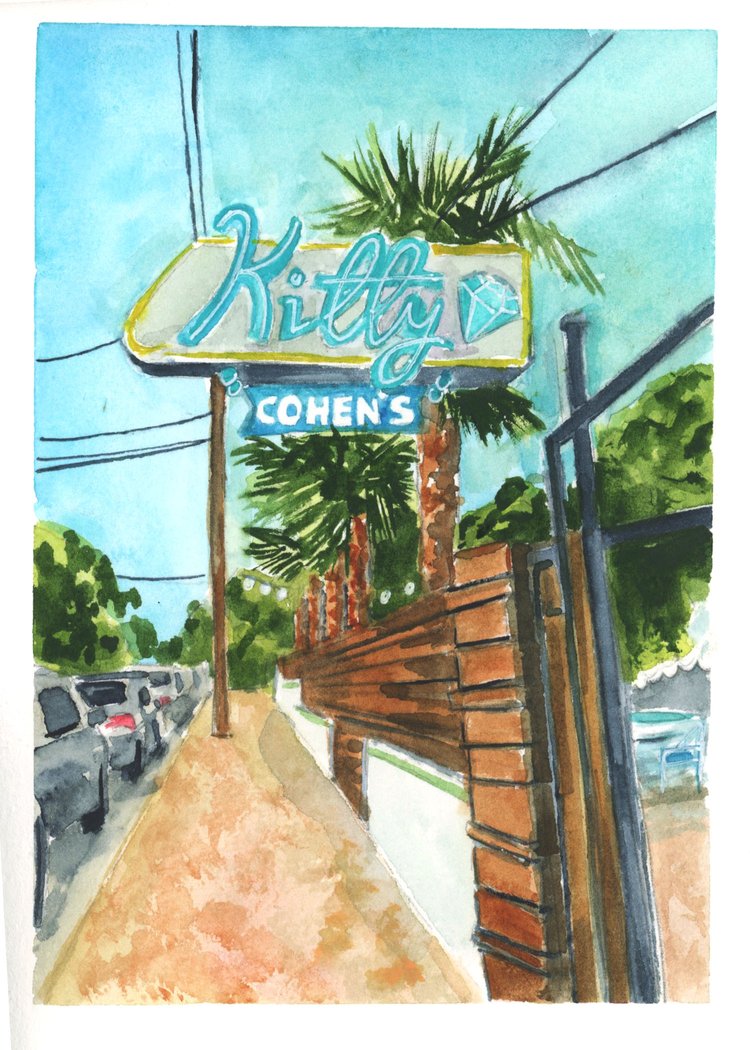 Coloring ATX Postcard