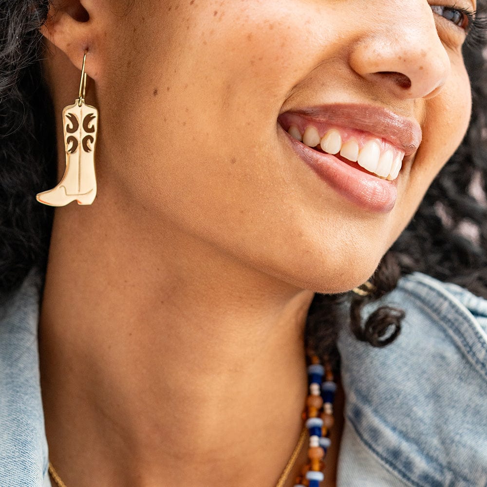 Lacey Boot Dangle Earrings