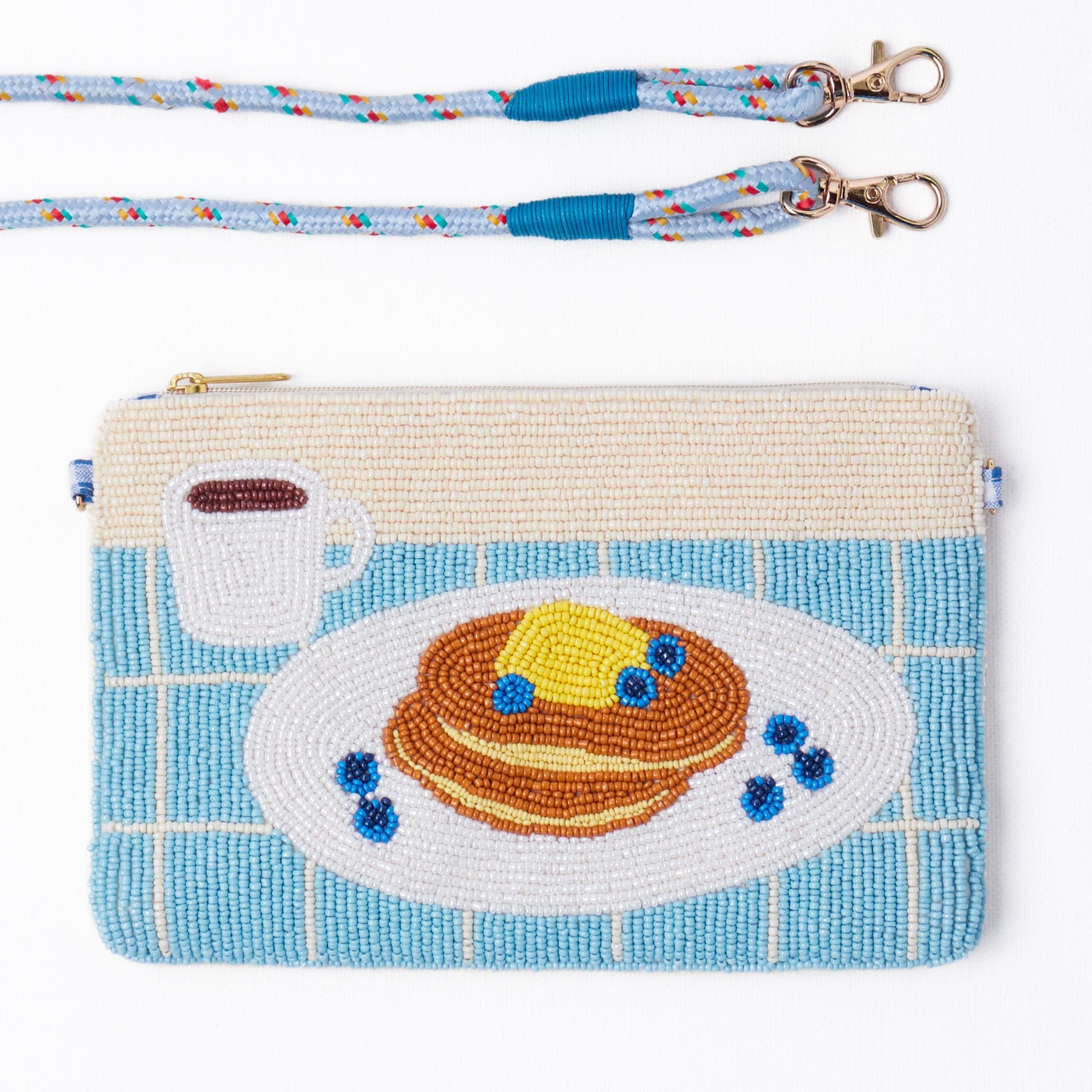 Leila Breakfast Beaded Clutch