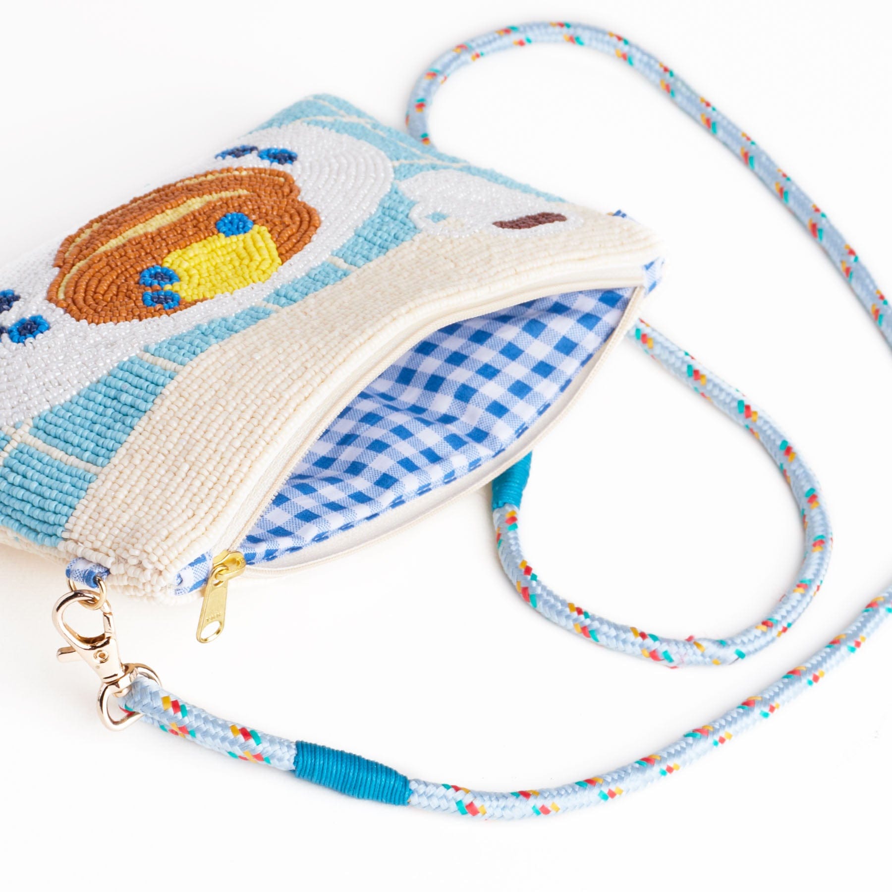Leila Breakfast Beaded Clutch