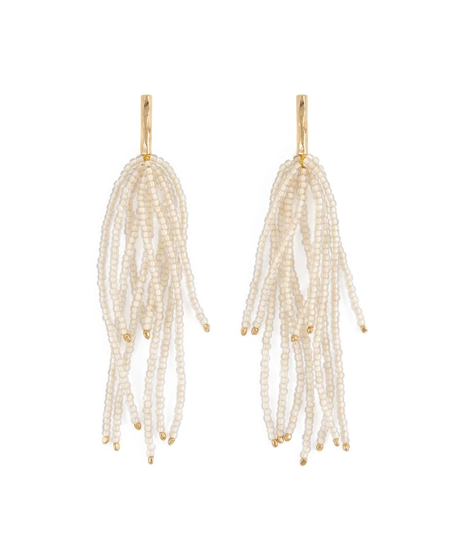 Marissa Beaded Fringe Earrings