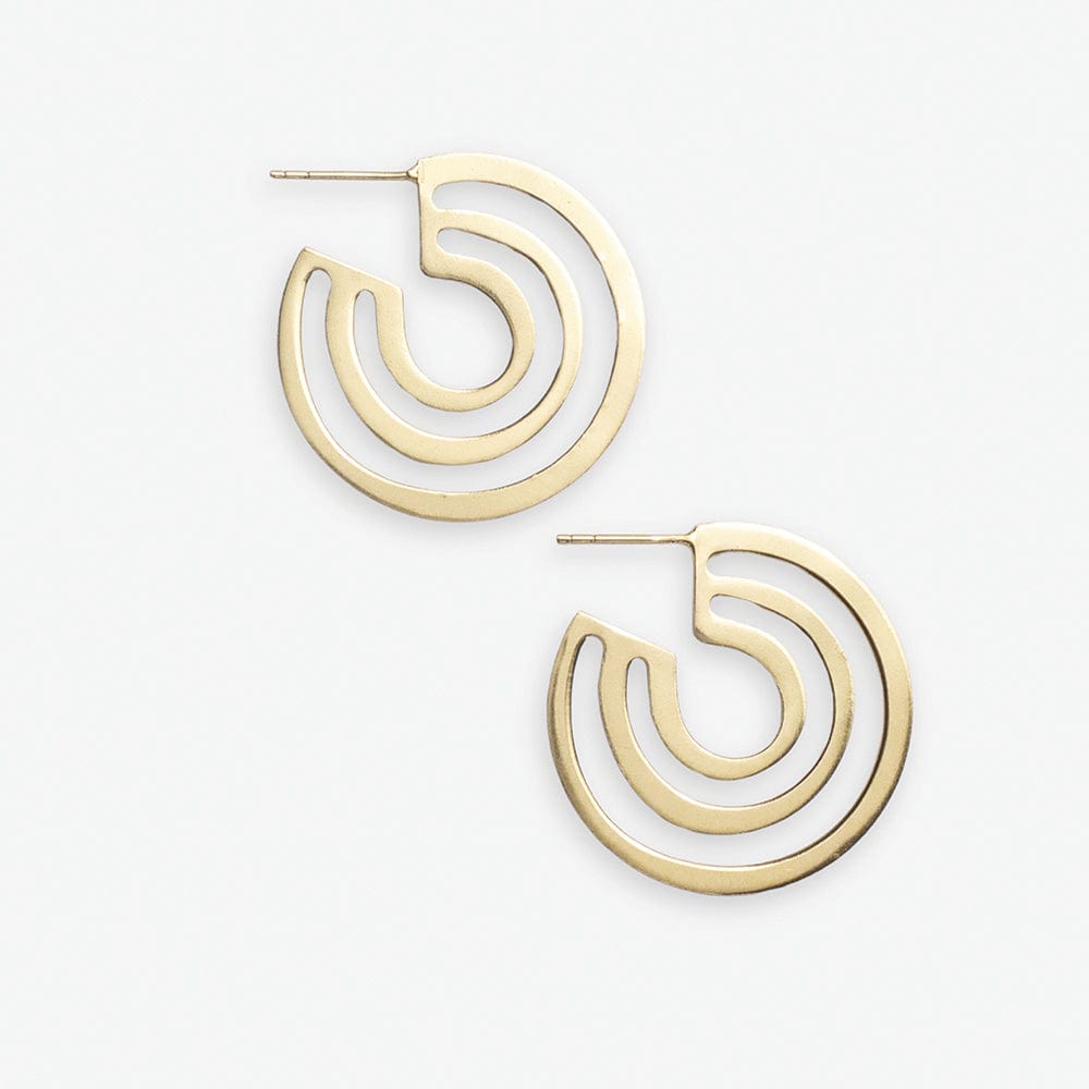 Martha Three Circle Hoop Earrings