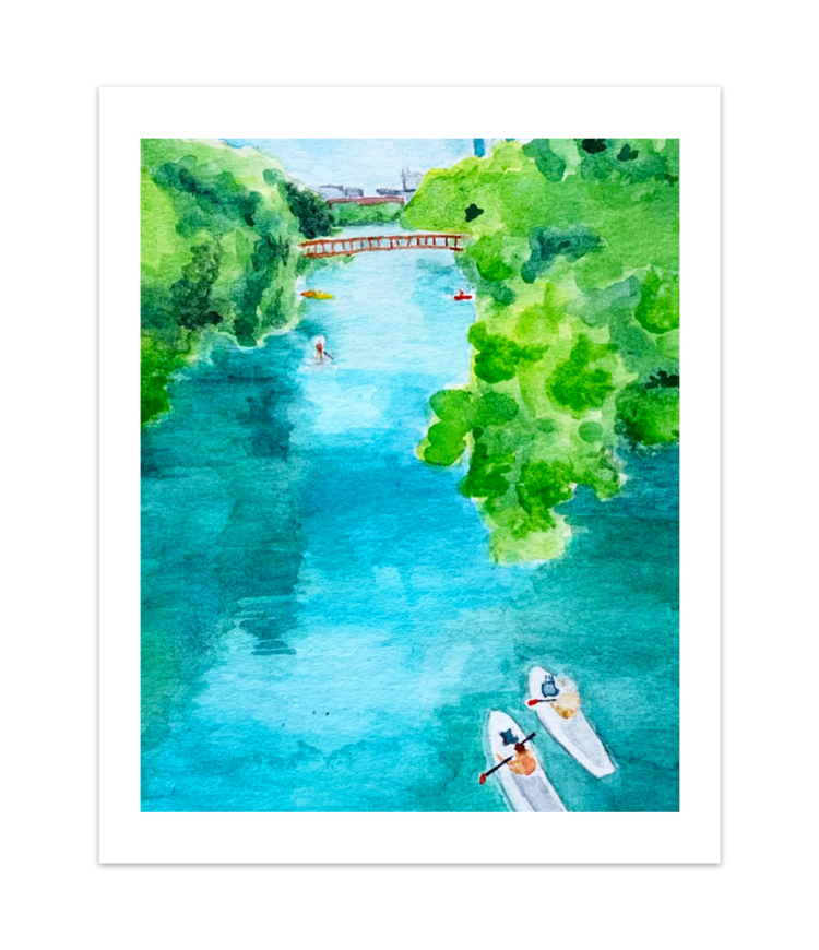 Coloring ATX Postcard