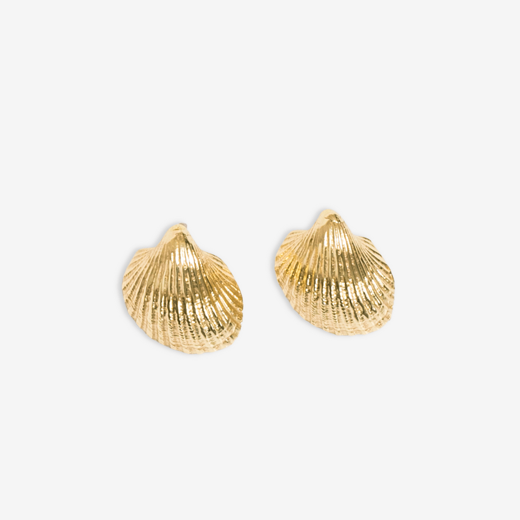 Pearl Cockle Shell Earrings