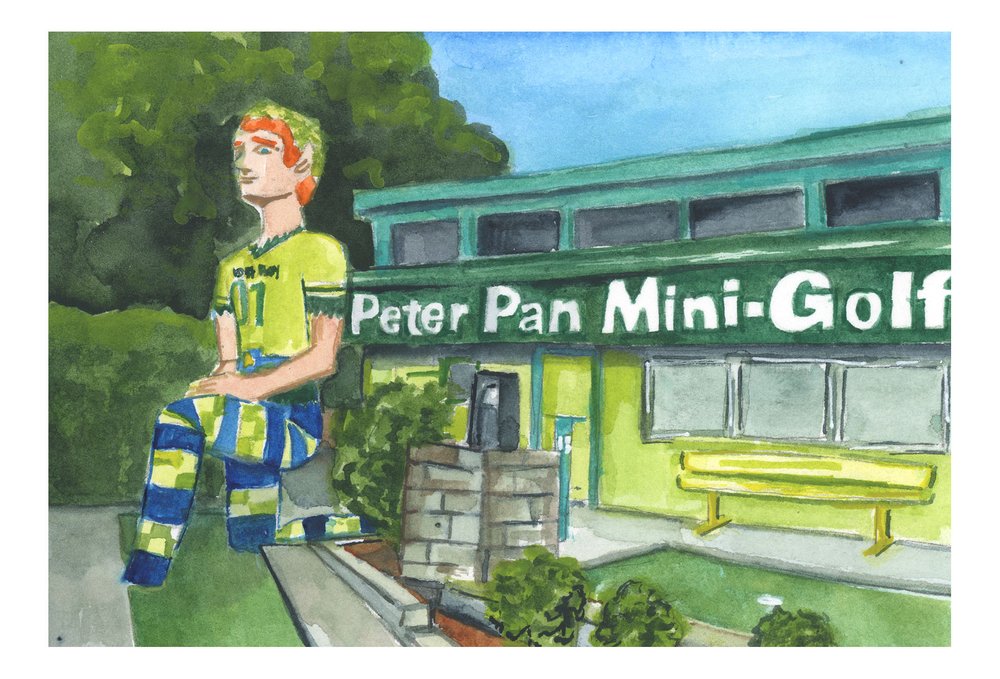 Coloring ATX Postcard