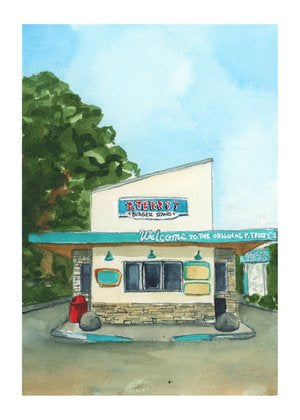 Coloring ATX Postcard