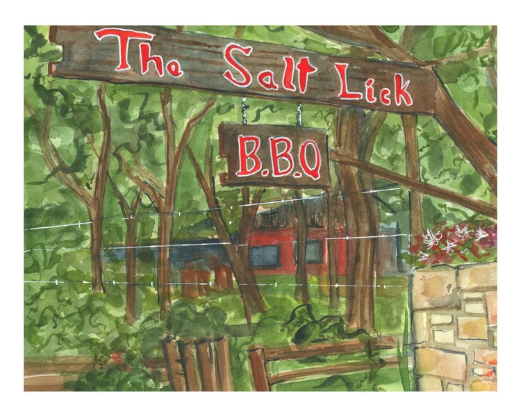 Coloring ATX Postcard