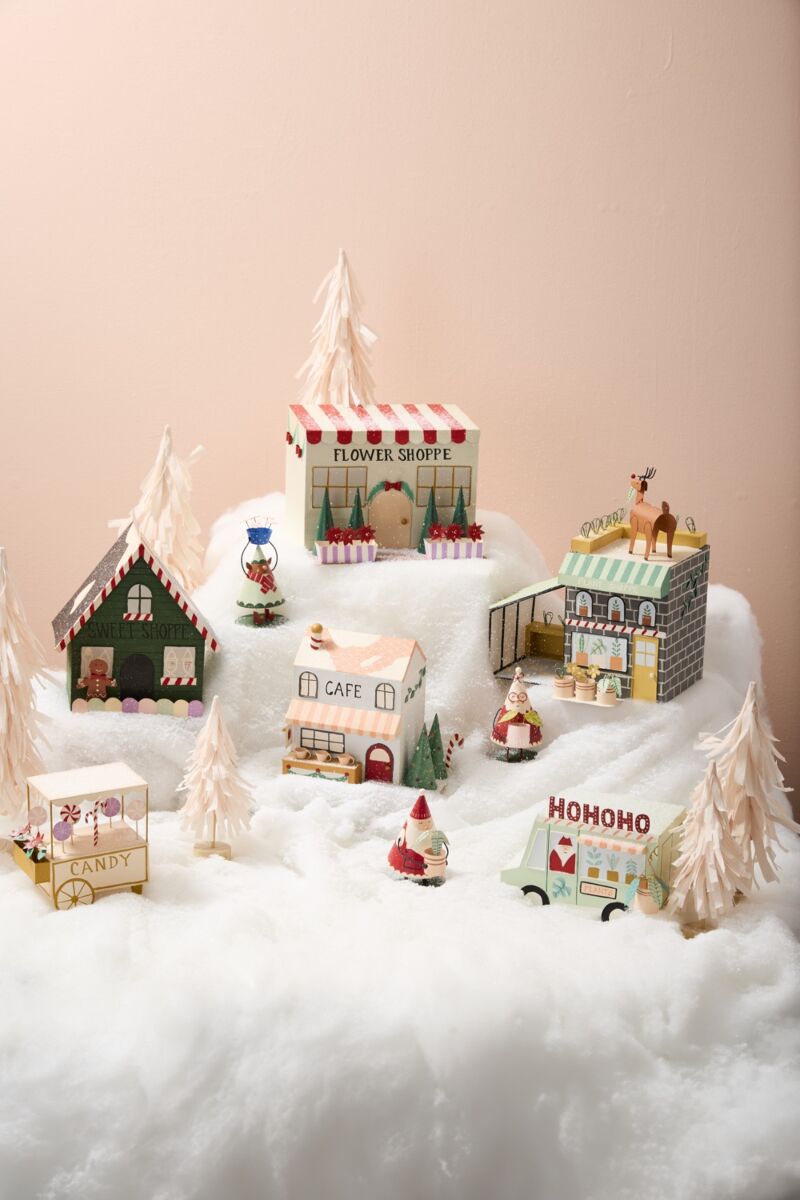 Santa's Plant Village - Candy Cart