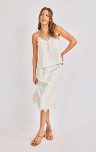 Fawn Lace Trim Cami