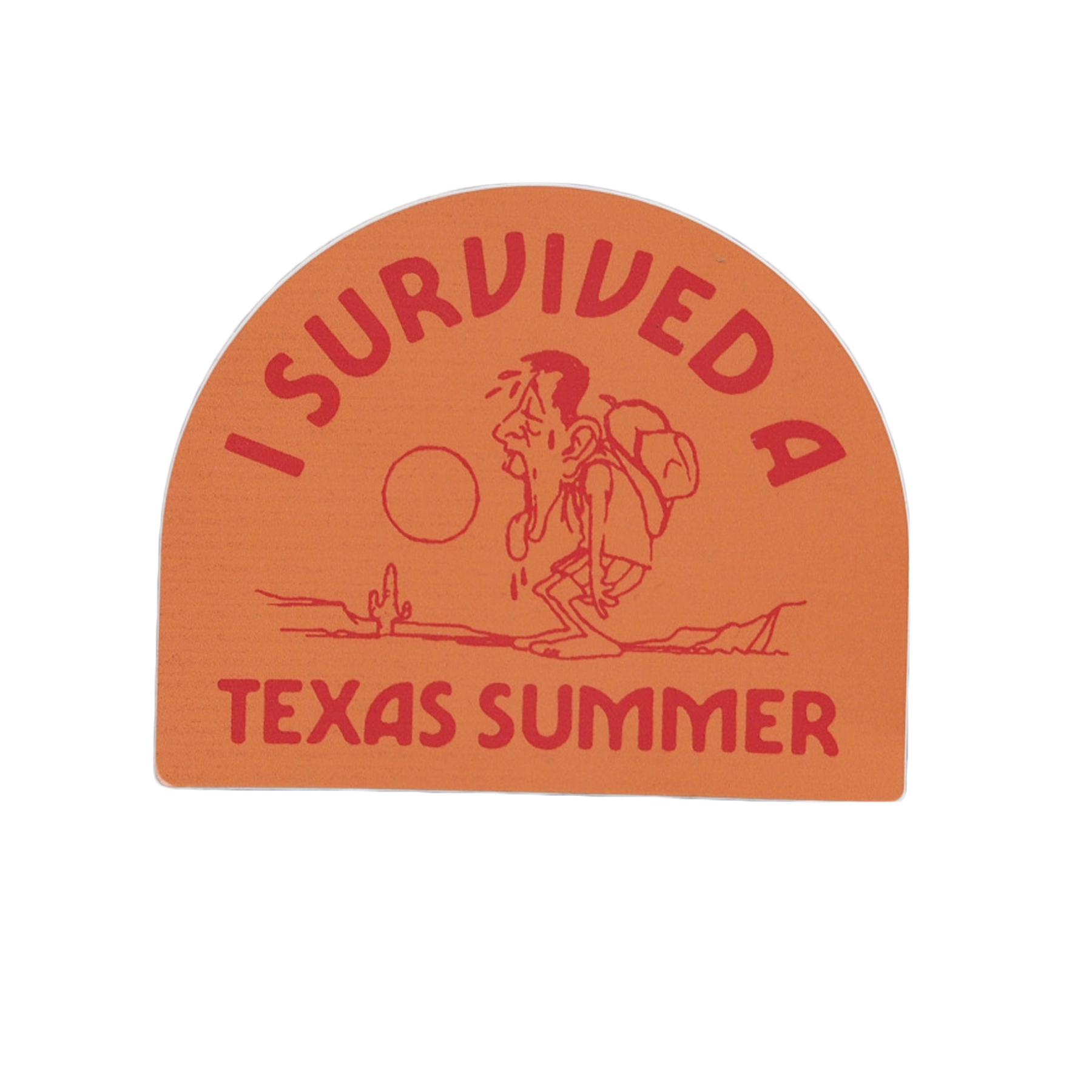Survived Texas Summer Sticker