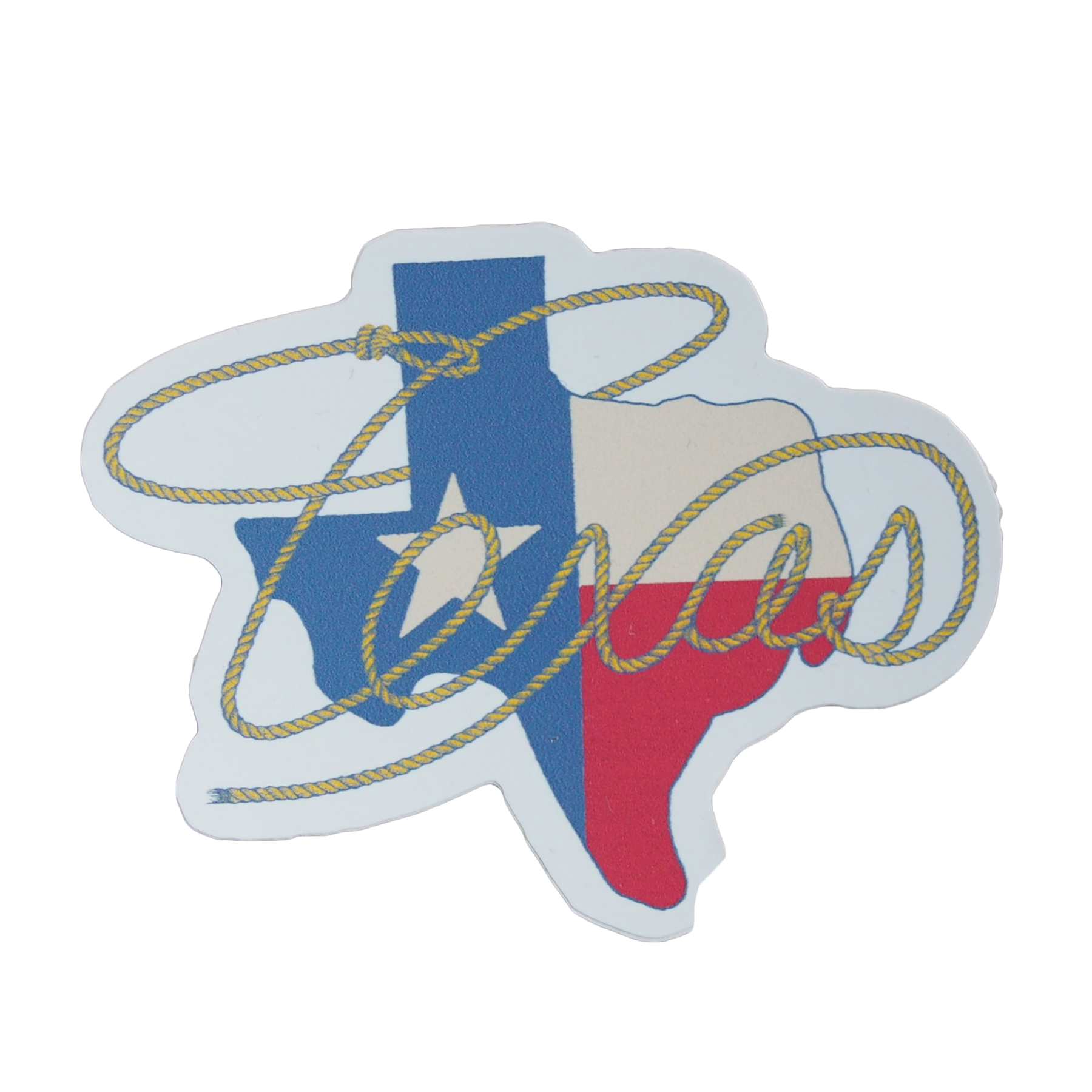 Texas Roped Sticker