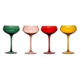 Festive Stemmed Champagne Glass