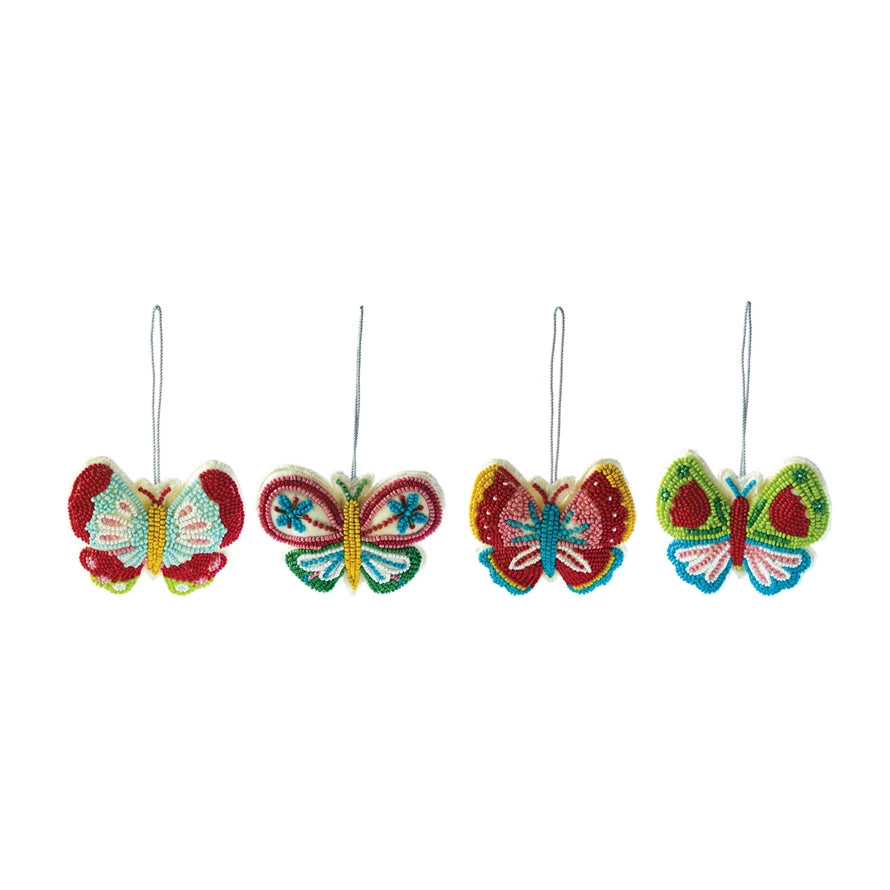 Beaded Butterfly Ornament