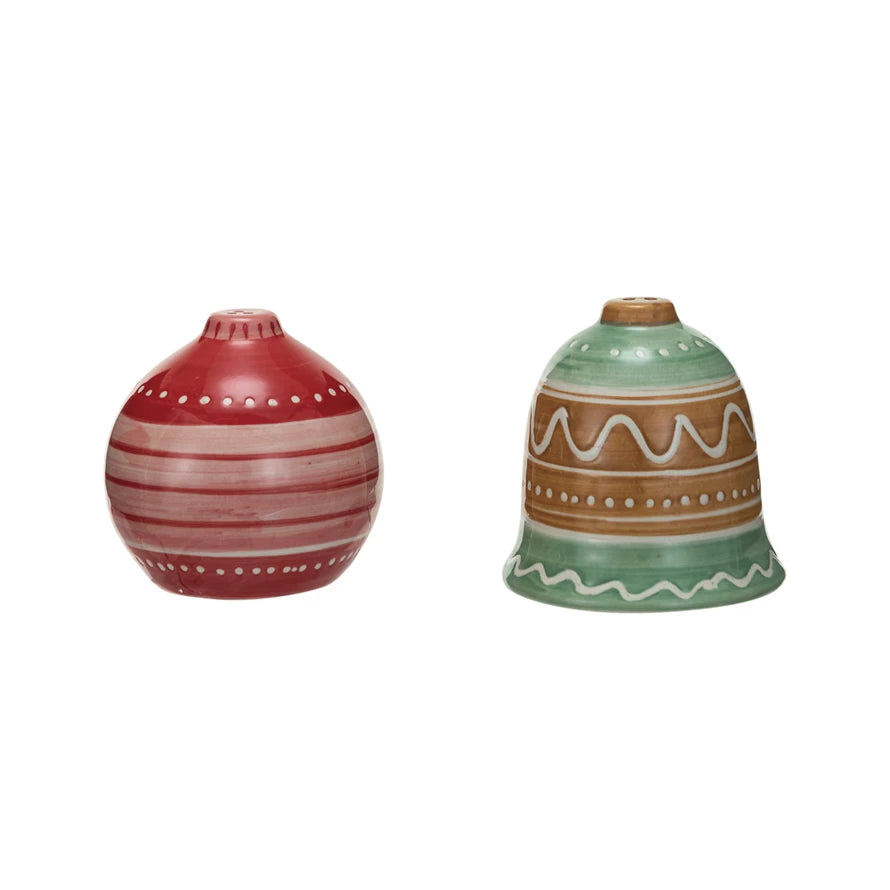 Ornament Salt + Pepper Shaker Set
