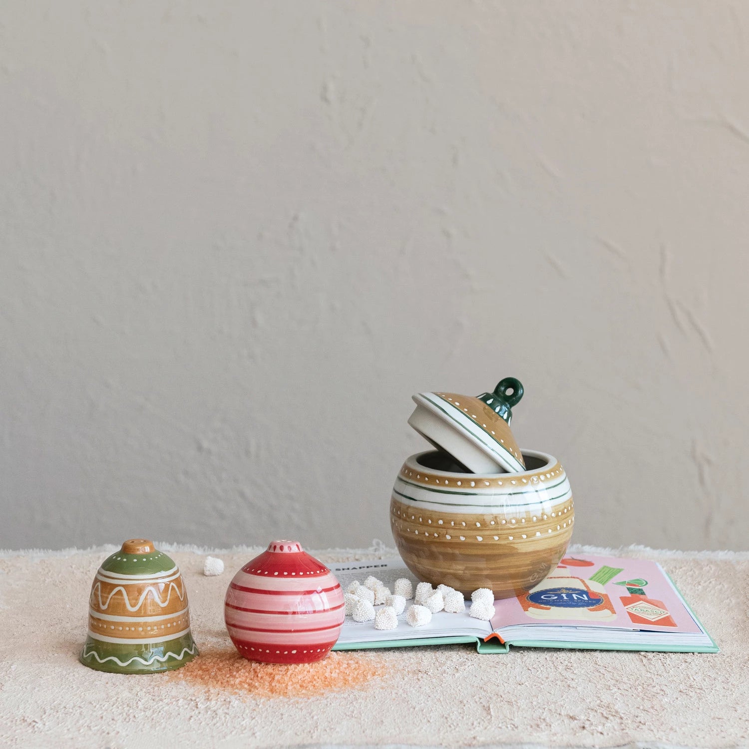 Ornament Salt + Pepper Shaker Set